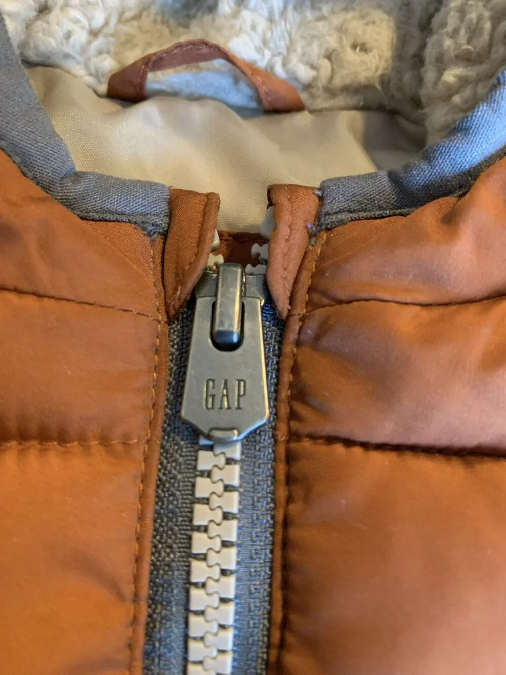 Baby GAP - Star Wars - Ewok Sherpa Jacket 3-6M - Hooded Bear Ears - Fleece Khaki